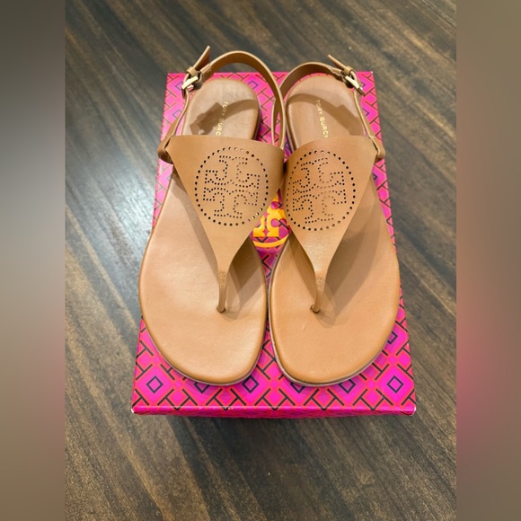 Tory Burch Shoes - Tory Burch -CAPRI PERF SANDAL GRACE -COCONUT SUGAR- sandal